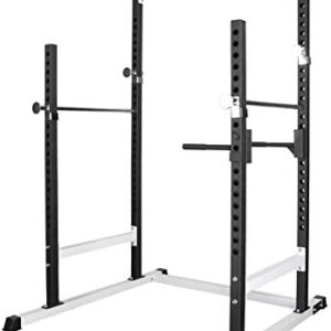 RIP X Heavy Duty Half Power Cage Weight Lifting Squat Rack & Dip Station Tower