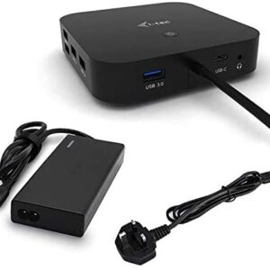i-tec USB-C Docking Station 2x4K with 65W Power Delivery - 2x DisplayPort 1x USB-C 3x USB 3.0 2x USB 2.0 1x GLAN 1x Audio/Mic