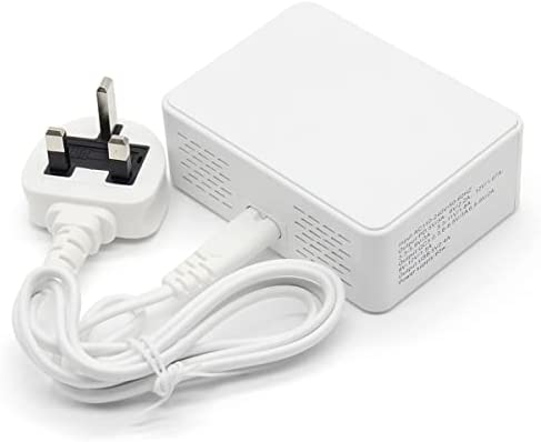 USB C Charger, Ennotek 65W 6-Port USB Charging Station Desktop Charger with a 20W Power Delivery, a QC3.0 and 4 USB Smart USB Charging Ports for Mobile Phones, Tablets and More - White - Image 4