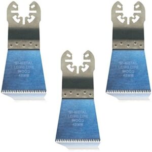 3x Japanese Double – 45 mm Long Life Saw Blade Bim for Ridgid Multi-Tool