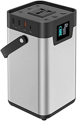 YQGOO Wind Turbines,200W Solar Camping Power Bank Portable Generator 54600Mah Solar Power Station with LED Light for Outdoors Camping Traveling Emergency - Image 7
