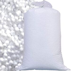 Bean Bag Filling Refill Booster Polystyrene Extra Beads Top Up Bag Beans Balls Various Sizes (3 Cubic Feet)