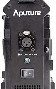 US Stock Aputure 2-Bay Battery Power Station V-Mount Output up to 480W DC Power via 3-pin XLR (48V @ 10A)