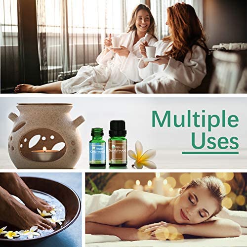 Essential Oils Set, ESSLUX Woody Collection with Cypress,Cedarwood,Patchouli,Sandalwood,Frankincense,Nutmeg,Premium Quality Set for Diffuser,Home Fragrance Massage,6x10 ml - Image 5
