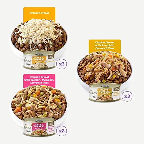 Applaws Taste Toppers 100% Natural Wet Dog Food Topper, Chicken Selection in Broth Tin 8 x 156g Tins - Image 2