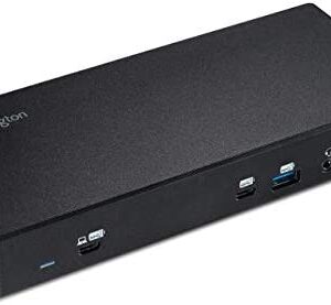 Kensington USB-C Docking Station - SD4850P USB-C Dual Video Dock for USB-C Windows Laptops with DP++ & HDMI Video Ports, Six USB Ports and 100W Power Delivery; Windows Compatible (K34115EU)