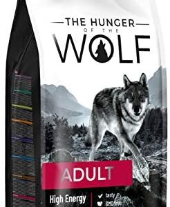 The Hunger of the Wolf Dry Dog Food - For All Breeds and Working Dogs, High Calorie and High Energy Formula with Chicken, Adult - 14 kg