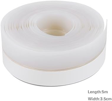 Silicone Door Bottom Seal Strip Tape 3.5 × 500 cm Weather Stripping Draught Excluder Strip Window Door Sealing Strip Tape for Waterproof, Windproof, Weatherproof (Brown) - Image 5