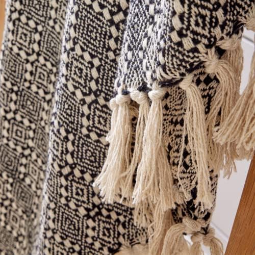 Olivia Rocco Home Throws Eco Friendly Super Soft Recycled Cotton Throw Blanket Comfortable Sustainable Perfect for Your Sofa Bed or Chair Lightweight, Casablanca 228x254 cm - Image 6