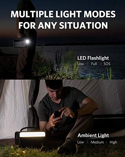 Anker Portable Power Station, PowerHouse II 400, 300W/388.8Wh Portable Power Station, 230V AC Outlet/60W USB-C Power Delivery Portable Generator for Road Trips, Camping, Emergency Power(Renewed) - Image 6