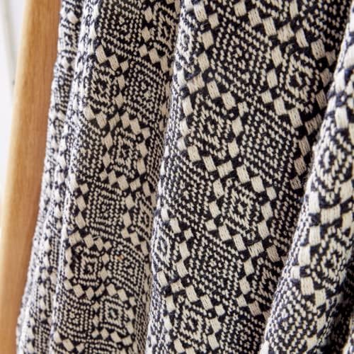 Olivia Rocco Home Throws Eco Friendly Super Soft Recycled Cotton Throw Blanket Comfortable Sustainable Perfect for Your Sofa Bed or Chair Lightweight, Casablanca 228x254 cm - Image 5