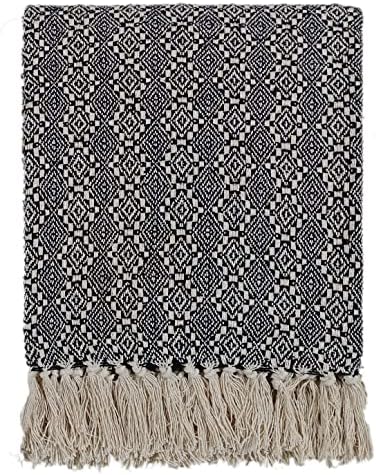 Olivia Rocco Home Throws Eco Friendly Super Soft Recycled Cotton Throw Blanket Comfortable Sustainable Perfect for Your Sofa Bed or Chair Lightweight, Casablanca 228x254 cm - Image 4