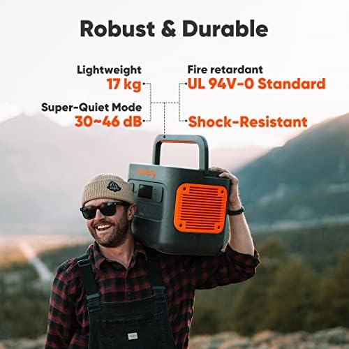 Jackery Explorer 1500 PRO Portable Power Station, 2hrs Fast Charging, 1512Wh Capacity with 2 x 1800W AC Outlets, for Home Backup, Emergency, Outdoor Camping - Image 7