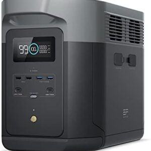 ECOFLOW DELTA 2 Max Portable Power Station, Expandable 2-6kWh, LFP Battery 3000 Cycles, AC+Solar 80% Charge in