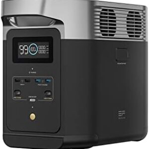 EcoFlow DELTA 2 Portable Power Station with 1-3kWh Expandable Capacity, LFP Battery, Fast Charging, Use as a Solar Generator for Home Backup Power, Camping & RVs