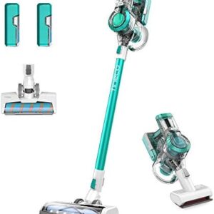 Tineco Cordless Vacuum Cleaner, A11 Master Ultra Powerful Suction, Stick Vacuum Cleaner with 2 LED Professional Brushes for Pet Hair Carpet Deep Clean-Twin Battery