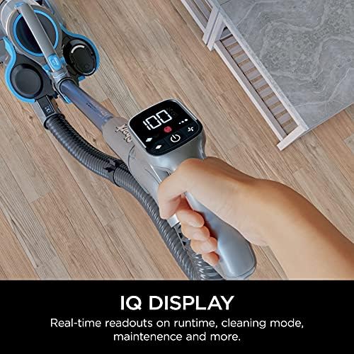 Shark Vertex Pro Powered Lift-Away Cordless Vacuum with IQ Display, DuoClean PowerFins, Includes Crevice Tool, Pet Multi-Tool & Anti-Allergen Dusting Brush, 60min Runtime, Electric Blue - Image 2