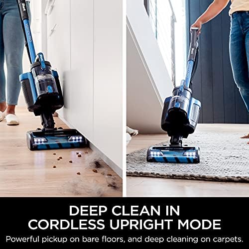 Shark Vertex Pro Powered Lift-Away Cordless Vacuum with IQ Display, DuoClean PowerFins, Includes Crevice Tool, Pet Multi-Tool & Anti-Allergen Dusting Brush, 60min Runtime, Electric Blue - Image 3