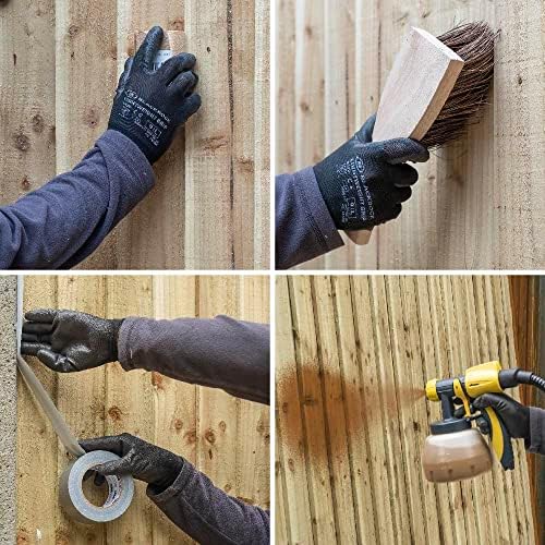Roxil Wood Stain Preserver 5 Litre (Autumn Gold) Fast-Drying Satin Finish for Decking,Fence, Shed, Furniture. 5 Year Waterproofing Protection for Indoor & Outdoor - Image 7
