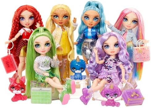 Rainbow High Fashion Doll with Slime & Pet - Ruby (Red) - 28 cm Shimmer Doll with Sparkle Slime, Magical Pet and Fashion Accessories - Kids Toy - Great for Ages 4-12 Years - Image 8