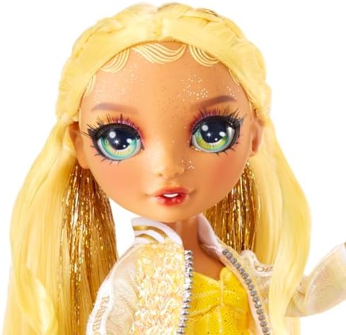 Rainbow High Fashion Doll with Slime & Pet - Sunny (Yellow) - 28 cm Shimmer Doll with Sparkle Slime, Magical Pet and Fashion Accessories - Kids Toy - Great for Ages 4-12 Years - Image 7