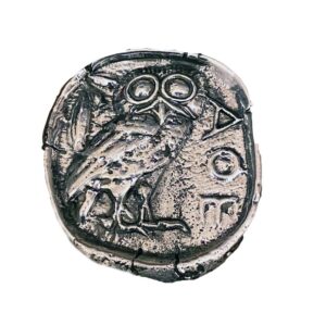 120g Greek Owl Coin – Solid Silver Round