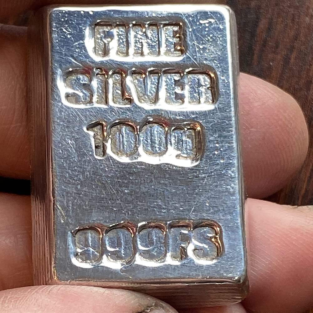 100g Solid Silver Bar - Ingot - Image 2