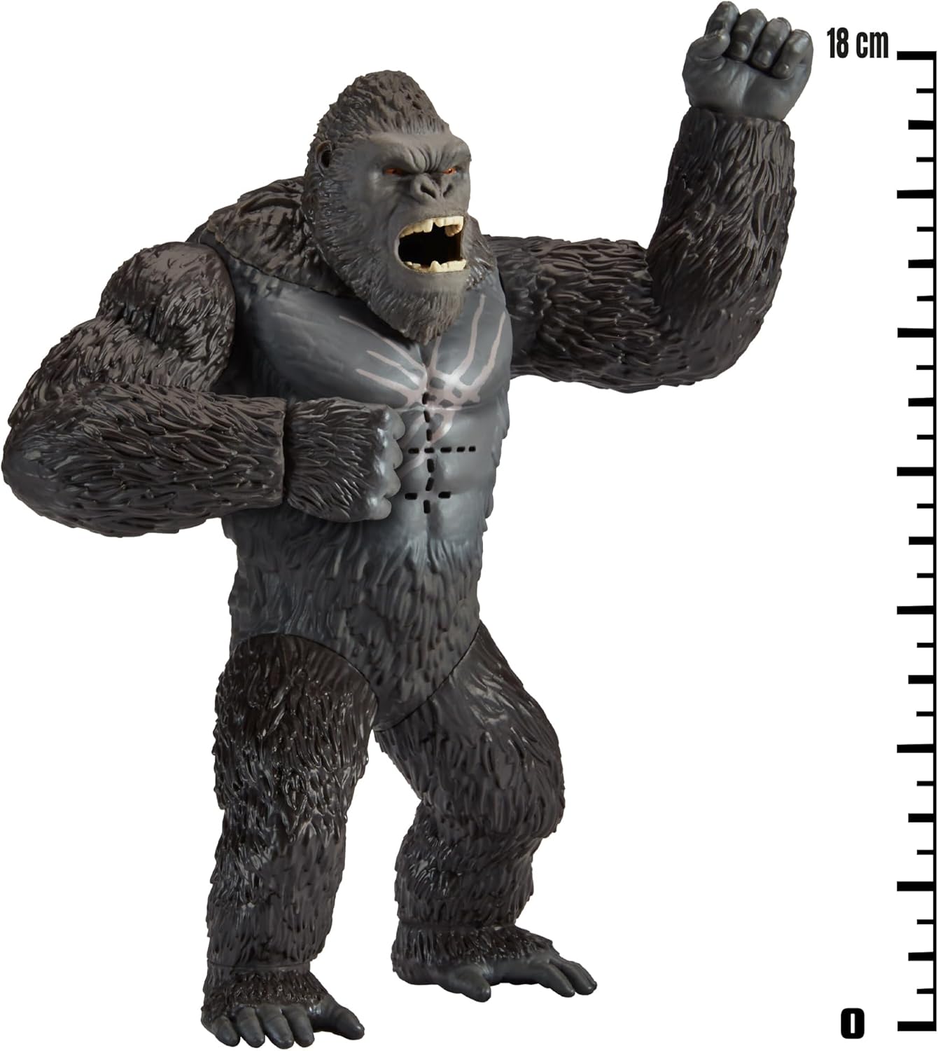 Godzilla x Kong: The New Empire, 7-Inch Authentic Battle Roar Kong Action Figure Toy, Iconic Collectable Movie Character in Unique Limited Edition Packaging, Toy Suitable for Ages 4 Years+ - Image 3