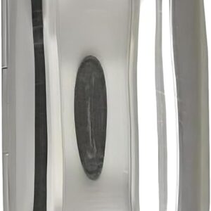 Designer Inspirations Boutique Large Sterling Silver Plain Rectangle Locket - 4cm Long - Perfect for Engraving
