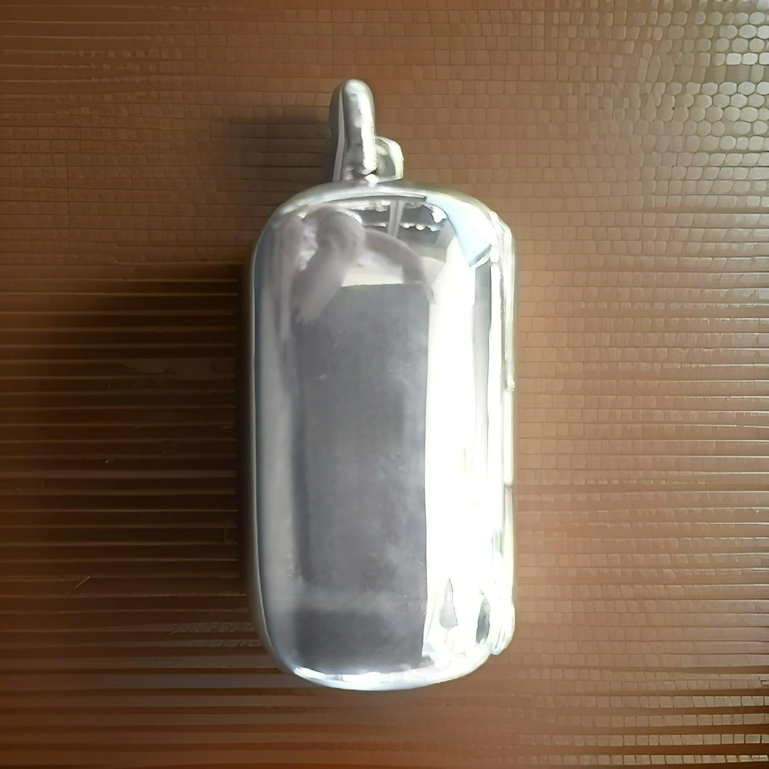 Designer Inspirations Boutique Large Sterling Silver Plain Rectangle Locket - 4cm Long - Perfect for Engraving - Image 6