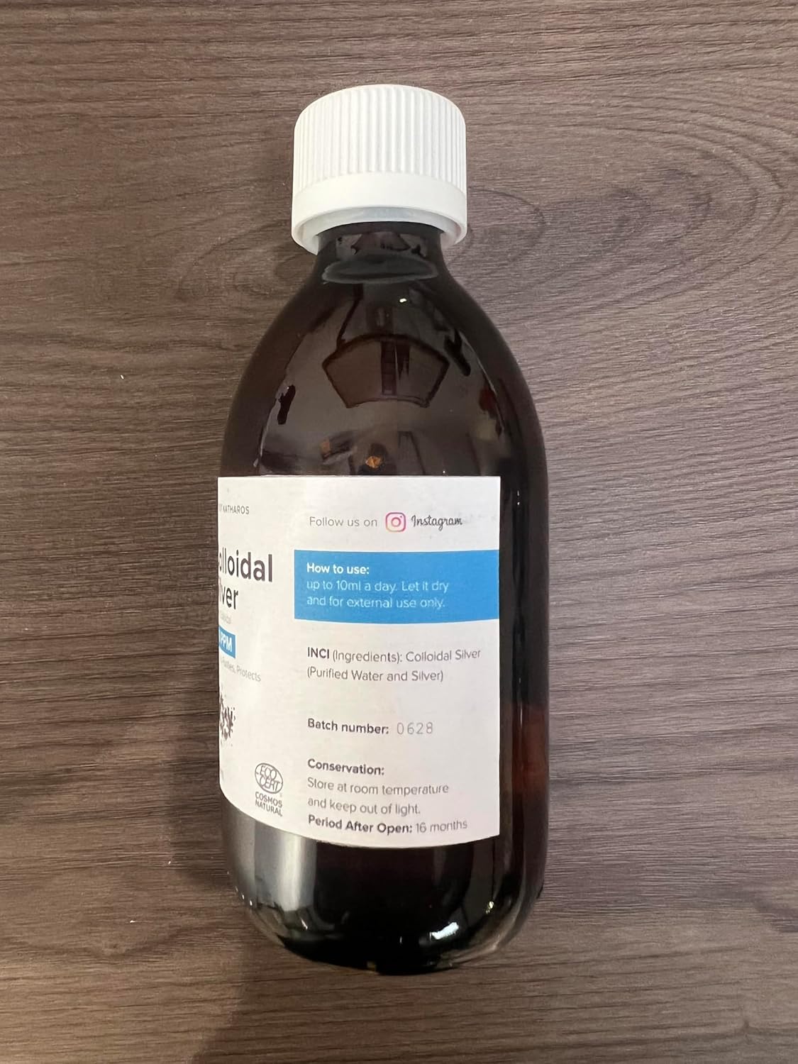 Highest Purity Colloidal Silver 300mL ● 40 PPM ● Free Spray to Fill ● Superior Concentration, Smaller Particles, Better Results ● Certified by 3 Independent Laboratories ● Institut Katharos - Image 9