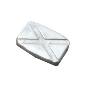 1 Troy Oz Saltire Bar, Solid Silver, 999fs, Authentic Handmade Scottish Silver for Collectors and Gifts
