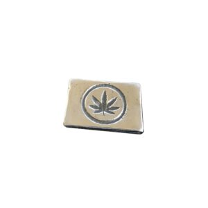 2oz Silver Cannabis Bar 999fs Handmade in Scotland, Unique Investment & Collectible Gift for Silver Lovers
