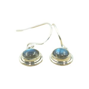 Blue Labradorite Pure 925 Sterling Silver Earrings Handmade Dangling Blue Stone Earrings Wedding Gift Jewelry For Women