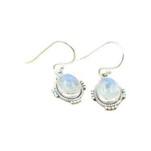 Blue Rainbow Moonstone Pure 925 Sterling Silver Handmade Design Drop Dangle Earrings Moonstone Jewelry Earrings For Women Birthday Anniversary Gift Jewelry For Wife Mom Girlfriend