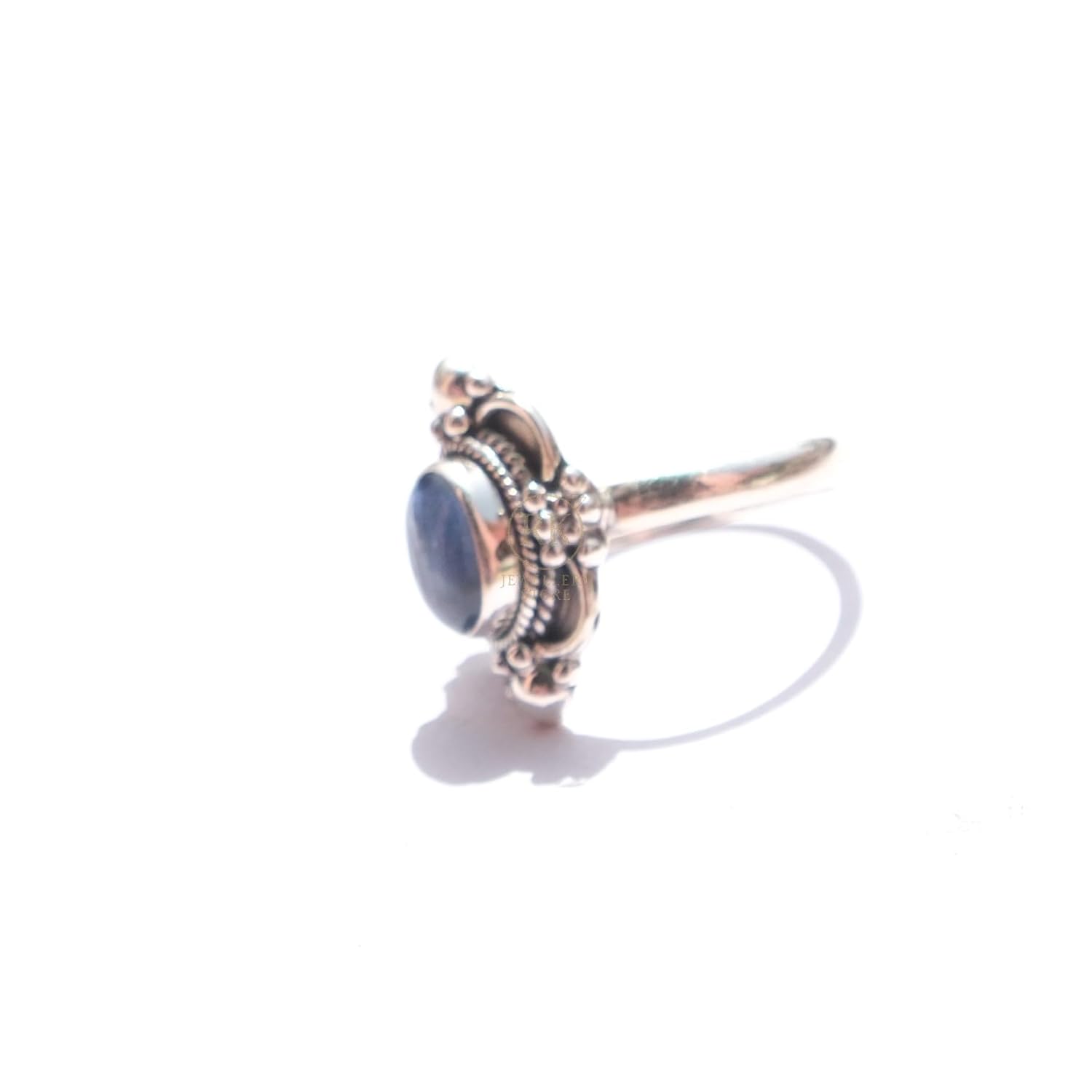 Blue Kyanite Gemstone Ring Pure 925 Sterling Silver Handmade Ring Promise Rings Kyanite Valentines Day Gift Jewellery For Girlfriend Women Her Him (U) - Image 8