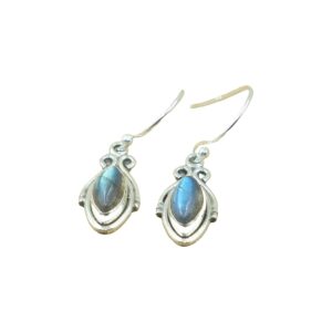 Labradorite Pure 925 Sterling Silver Earrings Handmade Drop Dangle Dangling Earrings Valentines Day Gift Jewelry For Wife Girlfriend