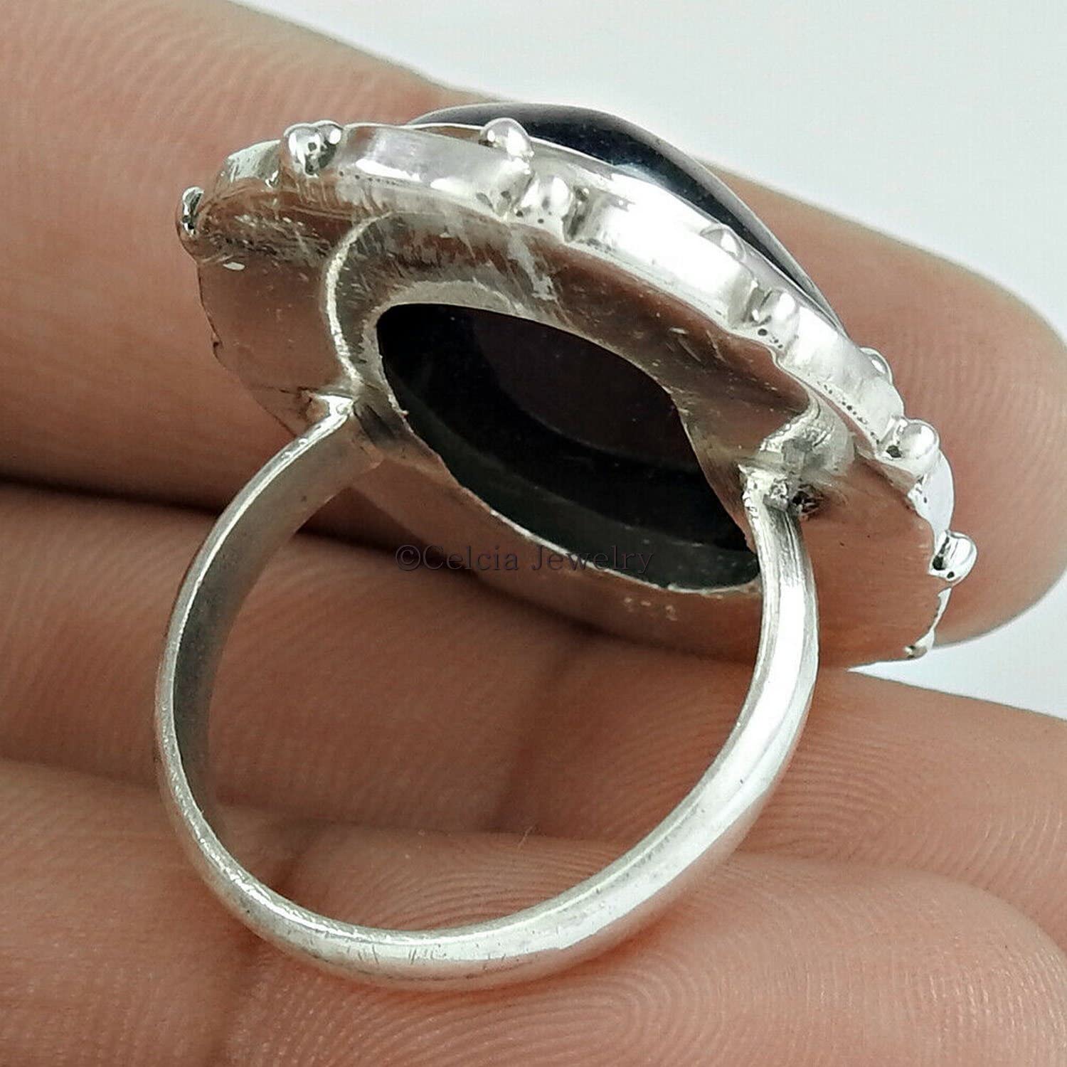Amethyst Gemstone Ring, Pure 925 Sterling Silver, Engagement Gifts for Women, Solitaire Ring, Everyday Ring, Cocktail Ring, Delicate Ring, Valentines Day Gifts for Girlfriend (amethyst, 7) - Image 3
