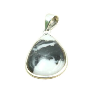 Buffalo Turquoise Gemstone Pendant Pure 925 Sterling Silver Handmade Statement Pendant Necklace Pear Shape Pendant Necklace Gift Jewelry for Men and Women