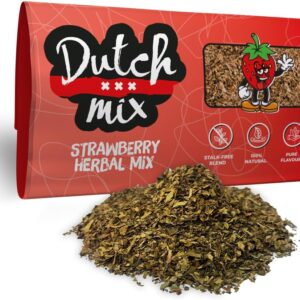Dutch Mix Strawberry - Stalk-free & Natural - 30g Quality Herbal Mix - Amsterdam Herbal Mix as used in Coffee Shops