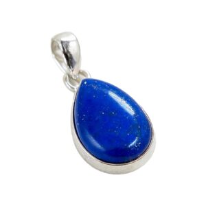 Lapis Lazuli Blue Stone Pure 925 Sterling Silver Handmade Statement Pendant Lapis Gift Jewelry For Her