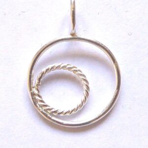 Bovira Fine Silver Ring Pendant Handmade Gift For Her Present