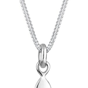 Elli Halskette Damen Schwertlilie Anhänger Klassisch in 925 Sterling Silber