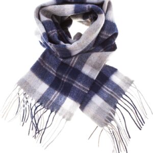 100% Cashmere Scarf – Luxury Soft Lightweight Winter Wrap, Traditional Tartan & Classic Plain Designs, 175 x 26 cm, Unisex
