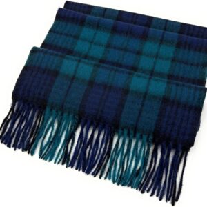 Black Watch Tartan 100% Cashmere Soft Exquisite Traditional Unisex Womens Mens Luxury Scarf