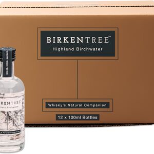 BIRKENTREE Highland Silver Sap – Hand-Tapped Scottish Birch Sap with No Additives – 12 x 100ml