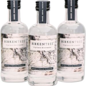 BIRKENTREE Highland Silver Sap – Hand-Tapped Scottish Birch Sap with No Additives – 3 x 100ml
