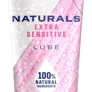 Durex Natural Extra Sensitive Water-Based Lube 100 ml, Intimate Gel Aloe Vera, Non-Sticky, Ph Friendly, Condom and Toy Compatible, Eases Vaginal Dryness